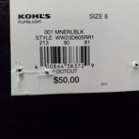 Nine West Black Jeans Women's Sz 8 - Picture 8 of 10